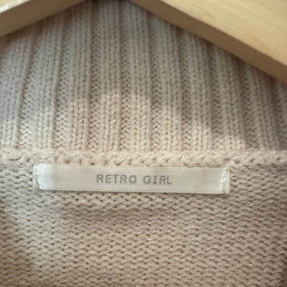 Retro Girl Japanese Knit Sweater S - Picture 2 of 3